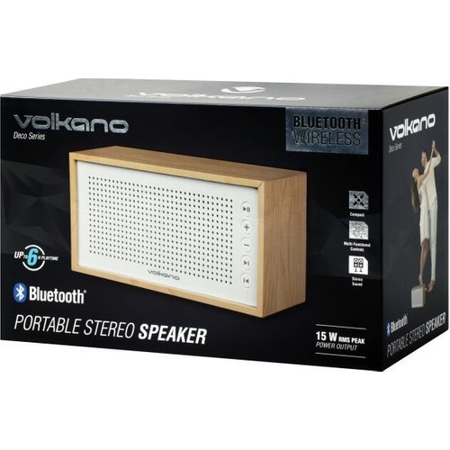 volkano deco series bluetooth speaker