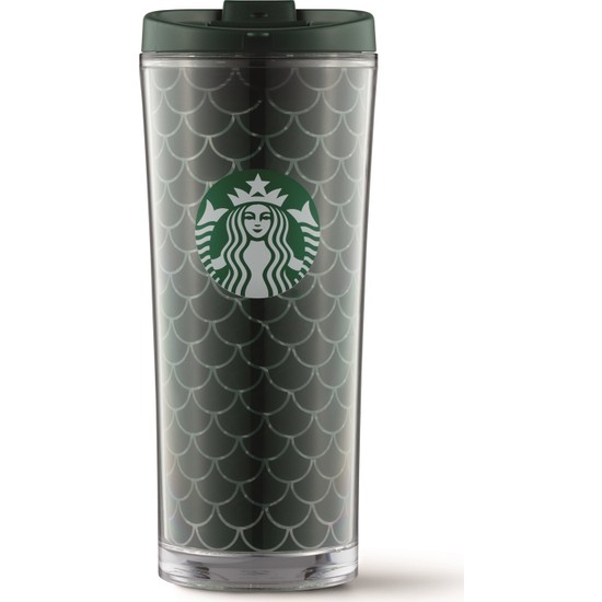 Starbucks Starbucks® Klasik Seri Desenli Termos - Yeşil Renkli 473 ml