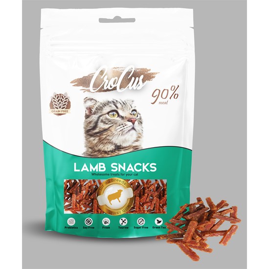 Crocus Lamb Snacks Kuzu Etli Tahılsız Kedi Ödül Maması 80 Fiyatı