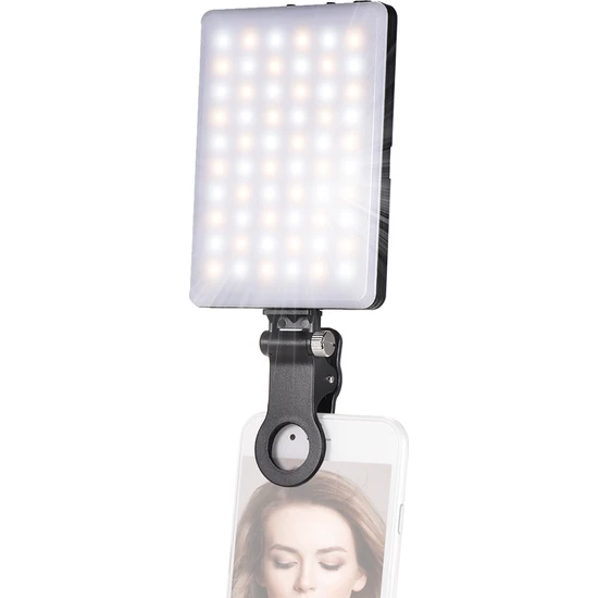 Auvc 4W Şarj Edilebilir LED Selfie Işığı (Yurt Dışından)
