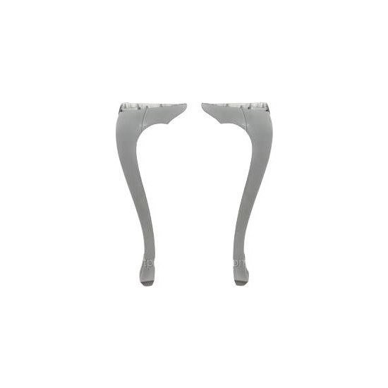 Azm Hırdavat Dekoratif Plastik Lükens Masa Ayağı Beyaz 75 cm 4 Lü Set