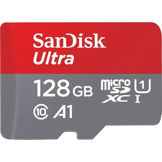 SanDisk Ultra® 128GB 120MB/s microSDHC A1 Class 10 UHS-I Hafıza Kartı (SDSQUA4-128G-GN6MN)