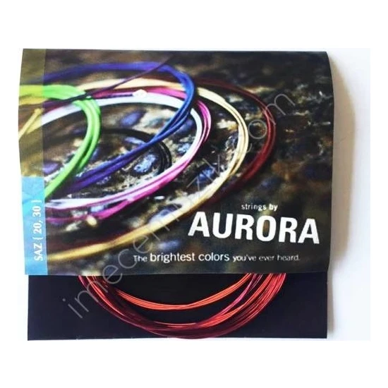 Aurora Kırmızı Saz Teli 0,20 Uzun Sap