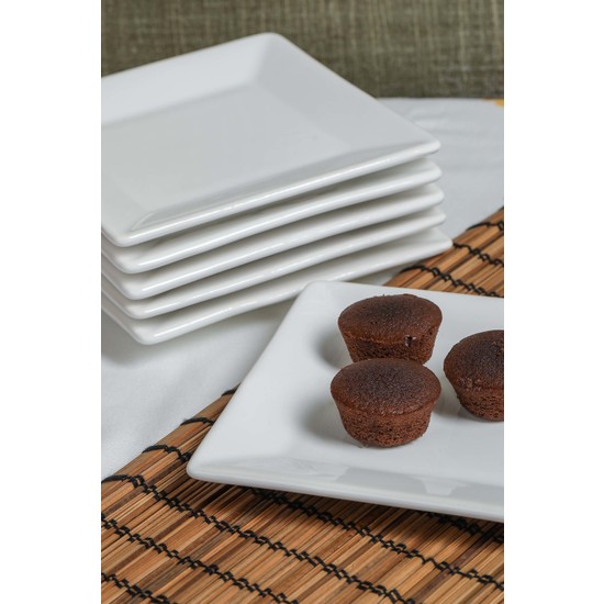 MHK Collection Seramik 6 Kişilik Pasta, Tatlı Tabağı Seti Fiyatı