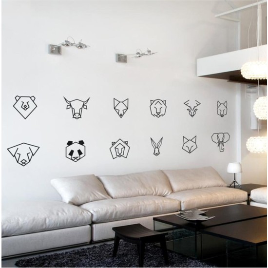 Baskı Kazanı Geometrik Vahşi Doğa Duvar Sticker Fiyatı Baskı Kazanı Geometrik Vahşi Doğa Duvar Sticker Fiyatı