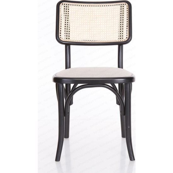 Sandalye Online Fred Ahşap Hazeranlı Sandalye Fiyatı