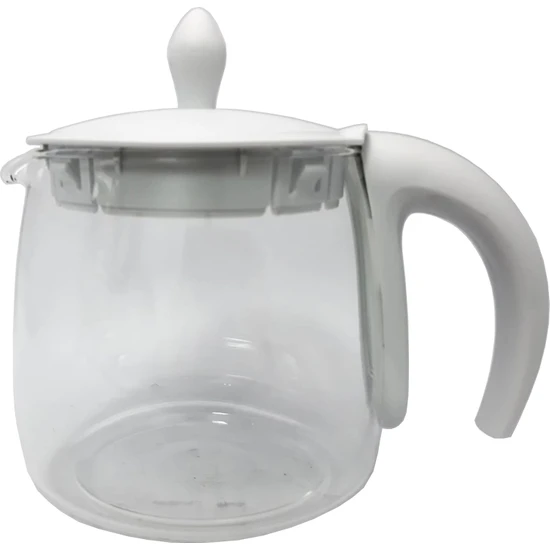 Arçelik K 3282 C Çaycı Çay Makinesi Uyumlu Beyaz Cam Demlik (Filtresiz)
