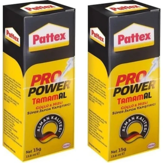 Pattex Pro Power Likit Japon Yapıştırıcı 15 gr 2 Adet