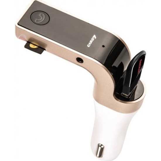 CARG7 Bluetooth Araç Kiti Carg7 Fm Transmitter Micro Sd USB Girişli Aux