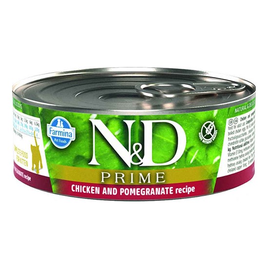 N&D Prime Kitten Tavuk Nar Yavru Kedi 6 x 80 gr Fiyatı