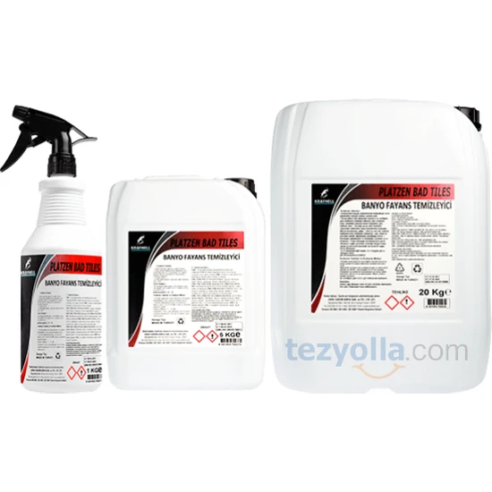 Krafhell Platzen Bad Tiles Asidik Banyo Temizleyici 1 Lt