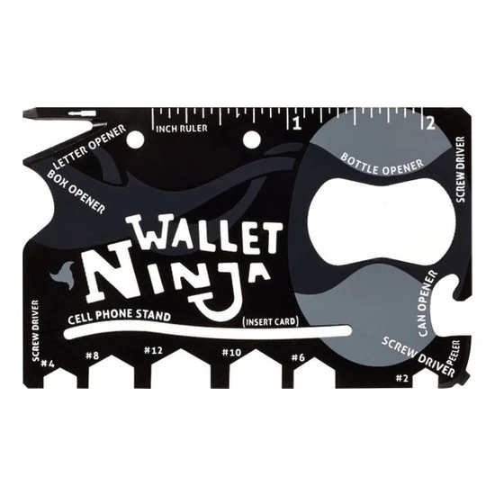 Ninja Wallet 18 In 1 Multi Tool Kit