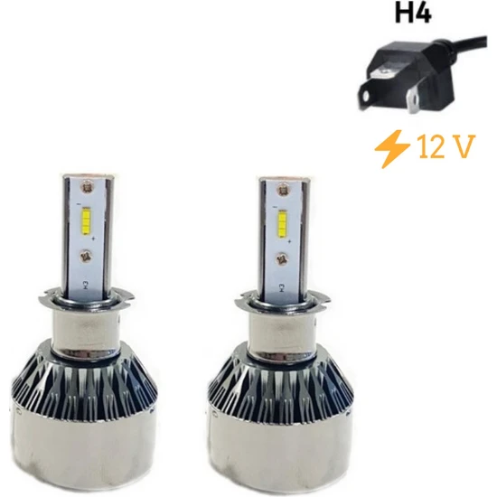 Space Led Far Ampulü Küçük Kasa Beyaz H4/36W /4800LM /12 / LAAM902