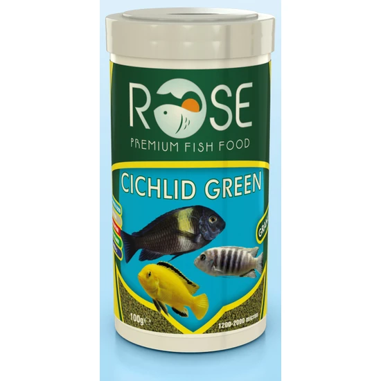 Rose Cichlid Green Granulat 250 ml Tropheus Ciklet Balık Yemi