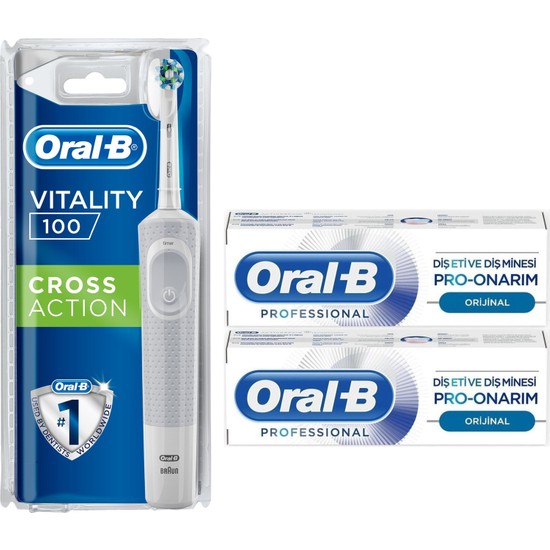 Oral-B Şarjlı Diş Fırçası + Oral- B Diş Macunu X 2 Fiyatı