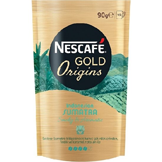 Nescafe Gold Origins Indonesian Sumatra Çözünebilir Kahve 90 gr