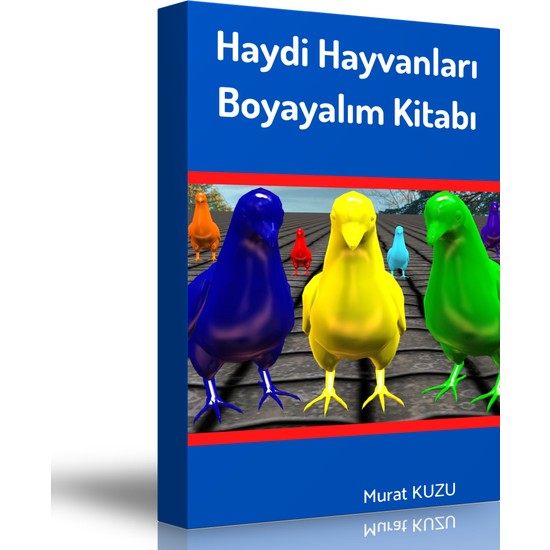 Haydi Hayvanları Boyayalım Kitabı