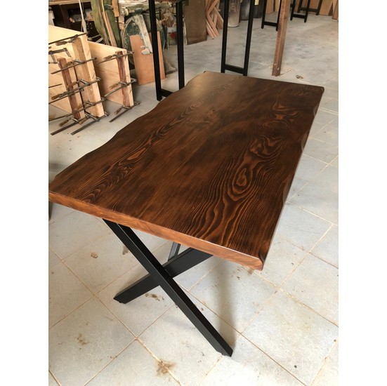 Bintaş Mobilya Kütük Ağaç Cafe Masası Fiyatı Taksit Seçenekleri