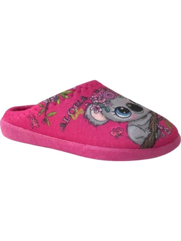 gezer 12887 fusya koala cocuk ev ici terlik fiyati