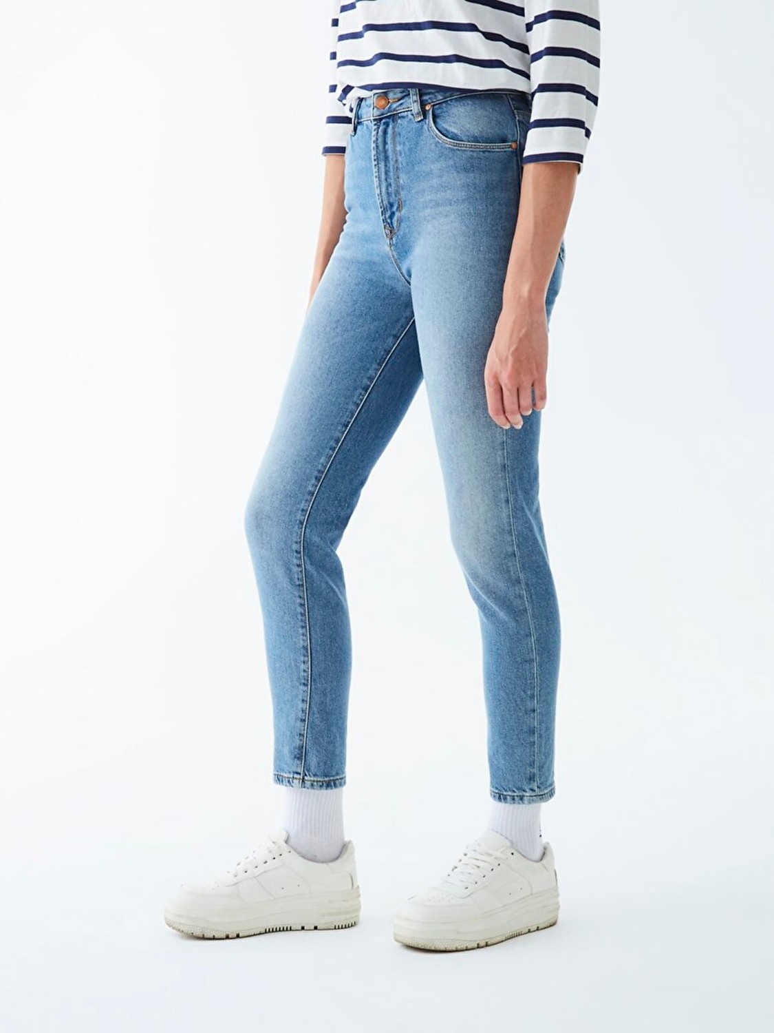 LTB Kadın Dores Slım Mom Jean Pantolon görsel 2