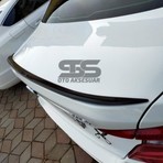 Furens Fiat Egea Bagaj Üstü Slim Spoiler Parlak Siyah Esnek Malzemeden Üretilmiş Kolay Montajlı