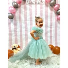 Lisa Kids 1-5 Yaş Kısa Kuyruklu Abiye Elbise