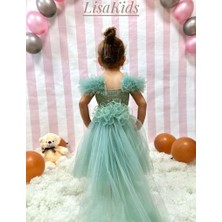Lisa Kids 1-5 Yaş Kısa Kuyruklu Abiye Elbise