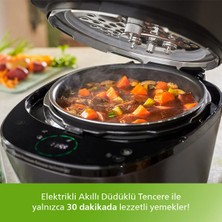 Philips Cooker Basınçlı Pişirici 5l Kapasite 35 Farklı Program 30 Dk’da Leziz Yemekler - LUCİOLE BEYAZ LAMBADER HEDİYE