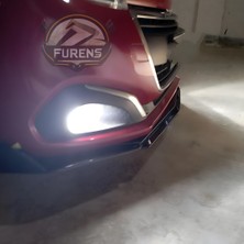 Peugeot 208 2012-2018 Uyumlu Brabus Ön Lip 3 Parça Kanatlı Lip