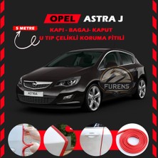 Fruens Opel Astra J Oto Araç Kapı Koruma Fitili 5metre Parlak Kırmızı Renk