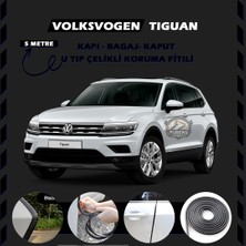 Fruens Volksvogen Tiguan Oto Araç Kapı Koruma Fitili 5metre Parlak Siyah Renk