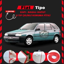 Fruens Fiat Tipo Oto Araç Kapı Koruma Fitili 5metre Parlak Kırmızı Renk