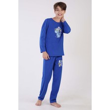 Vienetta Pamuklu Erkek Çocuk Uzun Kol Pijama Takım(3-4/7-8)
