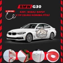 Fruens Bmw G30 Oto Araç Kapı Koruma Fitili 5metre Parlak Kırmızı Renk