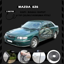 Fruens Mazda 626 Oto Araç Kapı Koruma Fitili 5metre Parlak Siyah Renk