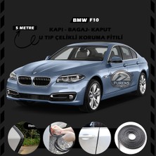 Fruens Bmw F10 Oto Araç Kapı Koruma Fitili 5metre Parlak Siyah Renk