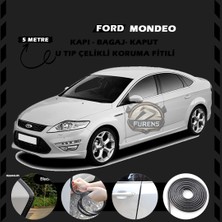 Fruens Ford Mondeo Oto Araç Kapı Koruma Fitili 5metre Parlak Siyah Renk