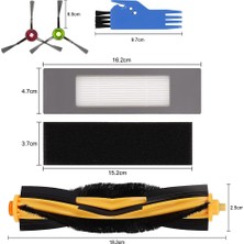 Sunshinee Deeboot Ozmo T8+ / T8 / T8 Max Debot N8+ / N8 Plus / N8 Pro Yedek Parça Ana Yan Fırça Için (Yurt Dışından)