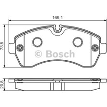Bosch Mercedes Sprinter 3,5 311CDI-318CDI-324, Ön Balata Marka