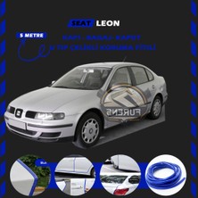 Fruens Seat Toledo Oto Araç Kapı Koruma Fitili 5metre Parlak Mavi Renk