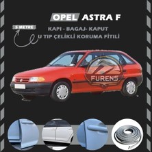 Fruens Opel Astra F Oto Araç Kapı Koruma Fitili 5metre Parlak Gri Renk