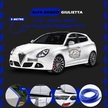 Fruens Alfa Romeo Giulietta Oto Araç Kapı Koruma Fitili 5metre Parlak Mavi Renk