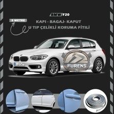 Fruens Bmw F20 Oto Araç Kapı Koruma Fitili 5metre Parlak Gri Renk