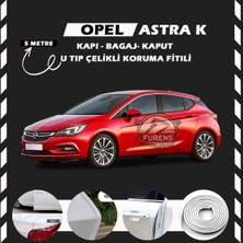 Fruens Opel Astra K Oto Araç Kapı Koruma Fitili 5metre Parlak Beyaz Renk