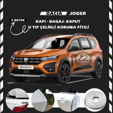 Fruens Dacia Joger Oto Araç Kapı Koruma Fitili 5metre Parlak Beyaz Renk