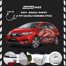 Fruens Honda Jazz Oto Araç Kapı Koruma Fitili 5metre Parlak Beyaz Renk