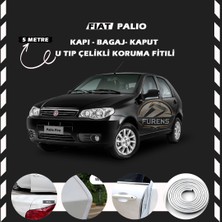 Fruens Fiat Palio Oto Araç Kapı Koruma Fitili 5metre Parlak Beyaz Renk