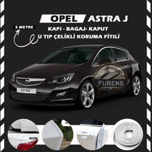 Fruens Opel Astra J Oto Araç Kapı Koruma Fitili 5metre Parlak Beyaz Renk