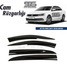 Fruens Cam Rüzgarlığı Volksvogen Jetta Mk6 2011-2018 Arası Mügen Tip Piano Black