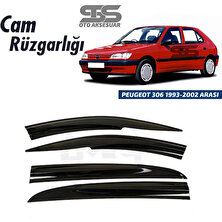 Fruens Cam Rüzgarlığı Peugeot 306 1993-2002 Arası Mügen Tip Piano Black